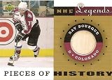 2001-02 Upper Deck Legends Sticks PH-RA Ray Bourque Colorado Avalanche (Piece of Authentic Stick - Hockey Cards)