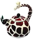Animal Kettle 2.8 Quart Whistling Enamel on Steel Giraffe Tea Kettle