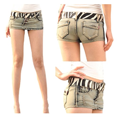 ナナコレクション Nana_Collection 春 秋 ショーパン ミニ セクシー ベルト ダメージ加工 アメカジ 女性