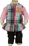 Winnie the Pooh Infant Girls 3 pc Vest, Top & Corduroy Pants Set Sizes 12M-24M