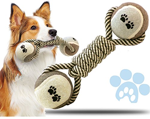Petony Flossy Teething Playing Dog Rope Tug Toy Chew Toy