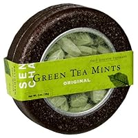 SEN CHA Green Tea Mints, Original, 1-Ounce Tins (Pack of 9)