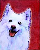 American Eskimo Art Print on Canvas
