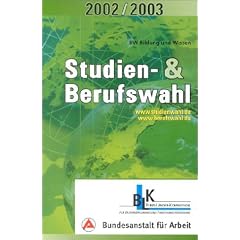 Studien- & Berufswahl 2002/2003