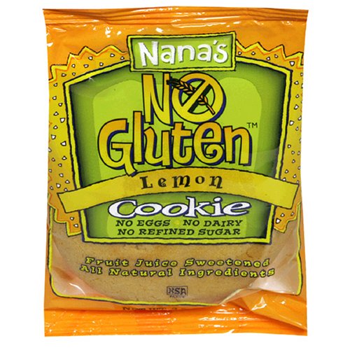 Nana's No Gluten Lemon Cookie, 3.5-Ounce Cookies (Pack of 12)