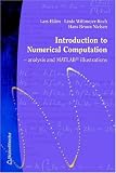 Introduction To Numerical Computation: Analysis And MATLAB Illustrations