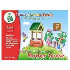 Click here to buy Imagination Desk: Rhyme and Sing with Mother Goose Interactive Color-And-Learn Activity Book and... by LeapFrog.