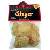 Melissa's Crystallized Ginger, 3 Packages (3 oz)