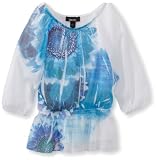 Amy Byer Girls 7-16 Sublimation Peasant Top