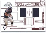2005 Absolute Memorabilia Tools of the Trade Material Double Red #26 Domanick Davis - Houston Texans (Piece of Authentic Game-Worn Jersey Serial #'d to 100) (Football Cards)