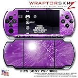Stardust Purple WraptorSkinz Skin and Screen Protector Kit fits Sony PSP 30 ....