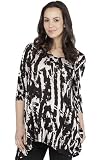 NOM Black Paloma Print Top