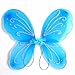 Dushi Girls Butterfly Craze Fairy Wings for Fairy Costumes Party Favor (Blue) â€¦