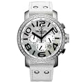 TW Steel Unisex-Armbanduhr Chronograph Leder TW-804
