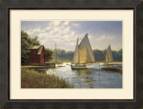 On a Midday Tide by Don Demers Framed