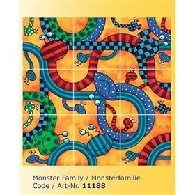 Monster Family Pocket Puzzle by Chelona