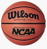 NCAA Composite Leather Size 7 Wide Channel Basketball from Wilson