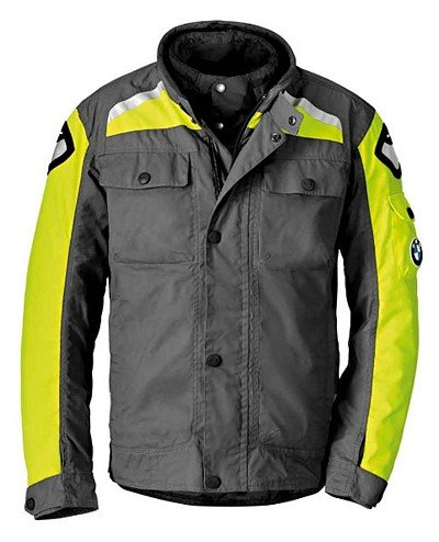 BMW Genuine Motorcycle Men'S Neonshell Jacket EU-52 USA-42 Dark Gray Neon Yellow BMW Genuine Motorcycle Men'S Neonshell Jacket EU-52 USA-42 Dark Gray Neon Yellow