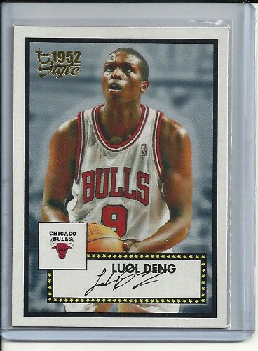 2005 06 Topps Style '52 Luol Deng Chicago Bulls Basketball Card #3 - Mint Condition - In Protective Display Case !!