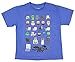 Minecraft Character Short Sleeved Tee (S (6/7), Royal Heather)