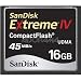SanDisk Extreme IV - Flash memory card - 16 GB - CompactFlash (SDCFX4016G901)