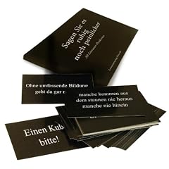 Sagen Sie es ruhig noch peinlicher: 30 Literatur-Postkarten