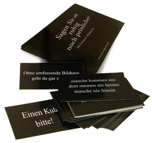 Sagen Sie es ruhig noch peinlicher, Postkarten