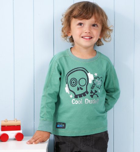 Mini Boys Cool Dude Long Sleeve Top