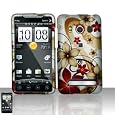 Rubberized Gold Red Flower Snap On Design Case Hard Case Skin Cover Faceplate