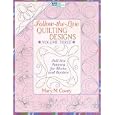 Follow-The-Line Quilting Designs, Volume 3: Full-Size Patterns for Blocks and Borders [With Full-Size Patterns for... by 