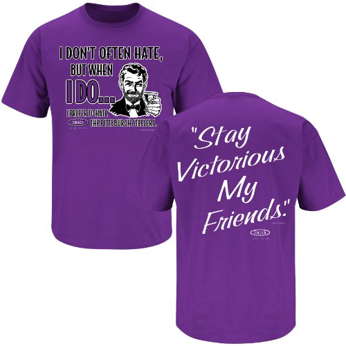 Baltimore Ravens Fans. Stay Victorious. I Don't Often Hate Purple T-Shirt (S-5X)