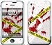 Crime Scene Revisited Design Protective Skin Decal Sticker for Apple iPhone (2G)