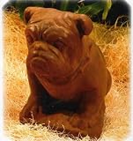 Cast Stone BULLDOG Puppy DOG Garden Home SCULPTURE Statue