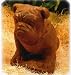 Cast Stone BULLDOG Puppy DOG Garden Home SCULPTURE Statue