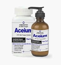 Aceium Skin Fungus Control (Topical Spray 4 floz & 60 Caps)
