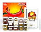 Mexican Spice Kit- 12 Fresh Mexican Spices & 44 Page Recipe Book to Easily Cook Delicious, Authentic Mexican Food at Home.