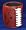 CC15 Houston Texans NFL Football Can Coozy Holder (Real Wilson Leather)
