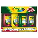 Crayola&reg; Washable Fingerpaint, Four 5 Oz Tubes (BIN550005) Category: Paints and Brushes