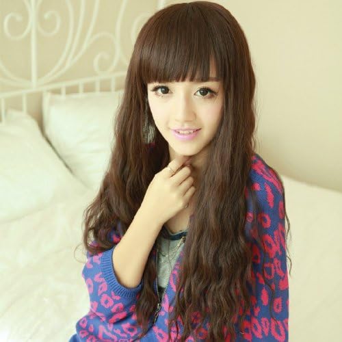 Fluffy Japanese Kanekalon Synthetic High Temperature Wigs Px3321