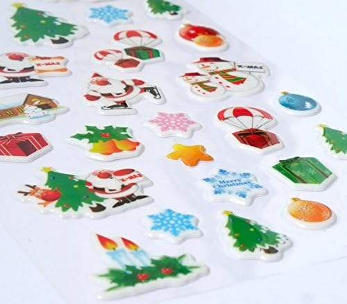 Puffy Classic Stickers, X-MAS, 1Sheet