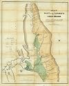 1848 SACRAMENTO RIVER CALIFORNIA GOLD MINING MAP