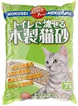 トイレに流せる木製猫砂 7L