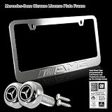 AMG Stamped High Quality Chrome Plating Cast Zinc License Plate Frame by TVG