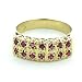 9ct Yellow Gold Ladies Ruby Eternity Ring - Free Delivery - Finger Sizes L to Z Available