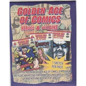  Breygent Golden Age of Comics Heroes & Villians - Sealed Sketch Card Pack
