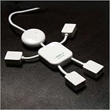 Little White Man USB 2.0 4-Port Ultra Mini Hub