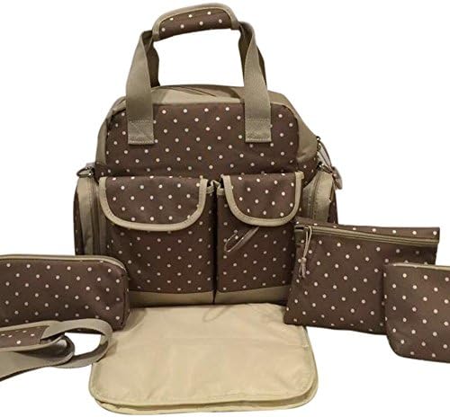 New Arrival Premium Quality Diaper Tote Bag Khaki Color with Diaper changing Pad and Stroller Straps can be used as a Mummy Travel Backpack