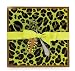 Mud Pie Leopard Glass Serving Board Set w/Spreader