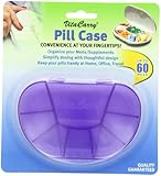 Multi-Day VitaCarry 8 Compartment Pill Box Holds Up To 60 Pills (Assorted color)