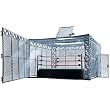 WWE Wrestling Ring Exclusive Hell in the Cell Cage Match with 2 Bonus Action Figures (Orton & Undertaker)
